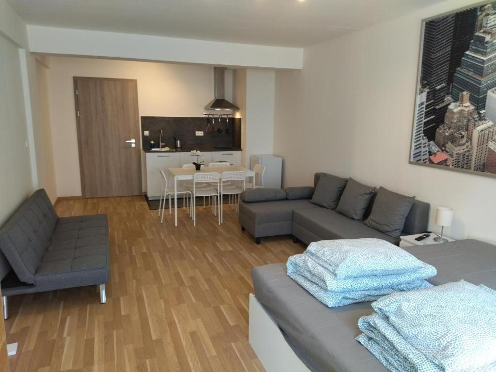 Brand New Studio Apartment #24 In Elite Residence With Free Secure Parking In The Center ปราก ภายนอก รูปภาพ